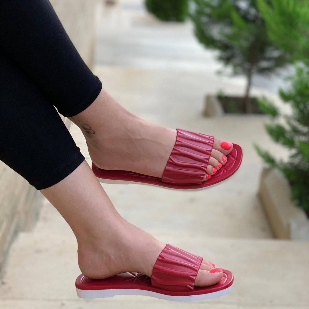 دمپایی زنانه روفرشی پاپا مدل افرا کد 04